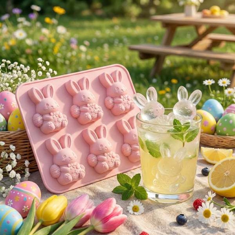 ⏳Last Day Special Price ￡7.99!!🐮 Mini Highland Cow Ice Cube Mold – Cute 3D Ice for Drinks, Parties & Gifts
