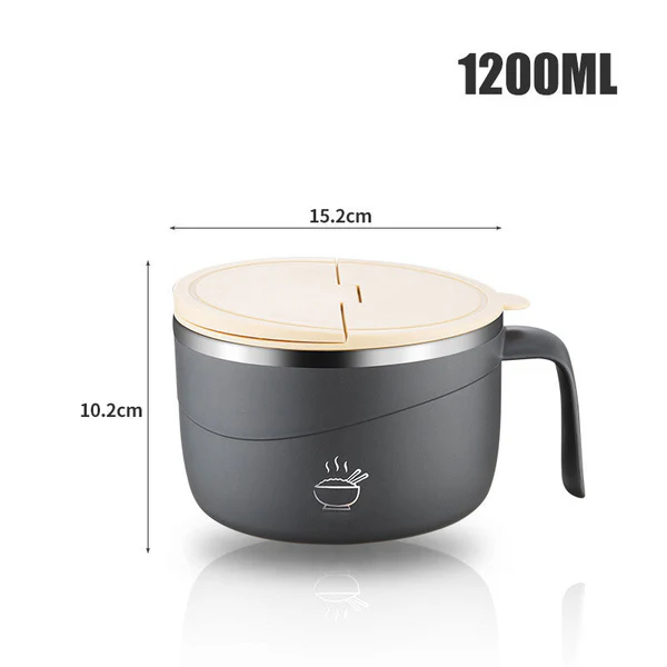 ⏳LAST DAY SALE 50% OFF💕304 Stainless Steel Multi-Purpose Anti-Scald Large-Capacity Instant Noodle Bowl